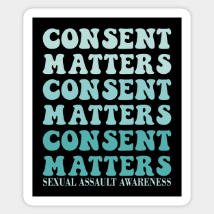 Consent Matters: Stand Up Against Sexual Assault Sticker